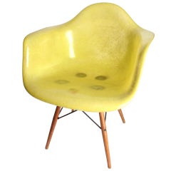 Very rare translucent Eames Zenith armchair
