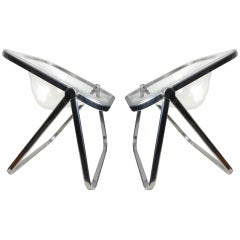 Pair of "Plona" chairs for Castelli