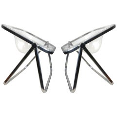 Pair of "Plona" chairs for Castelli