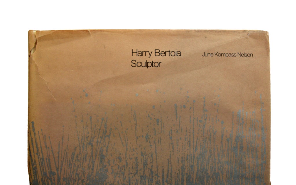 Eine beschriftete Kopie von Harry Bertoias „Sculptor“ (Papier) im Angebot
