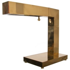 Chapman Brass adjustable desk lamp.