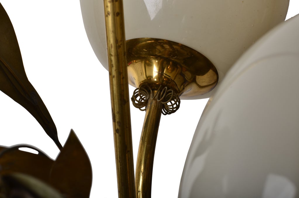Paavo Tynell Finnish Brass Chandelier 1
