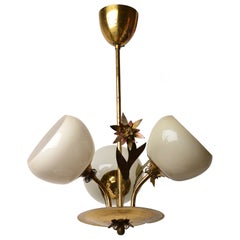 Paavo Tynell Finnish Brass Chandelier