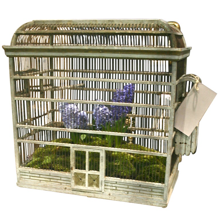 19th C. French Sparrow Cage at 1stdibs