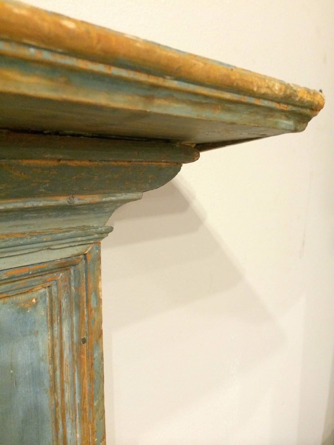 19th Century Painted Mantel In Good Condition In Nashville, TN