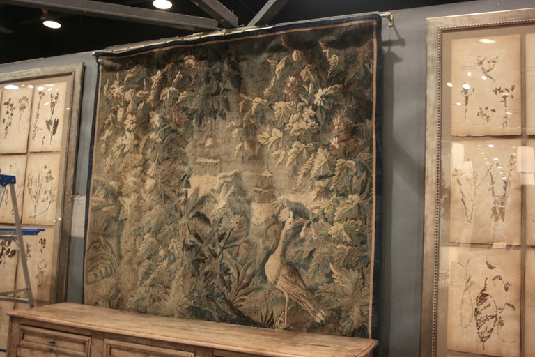 18th C. Flemish Verdure Tapestry In Good Condition In Nashville, TN