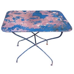 French Folding Garden Table