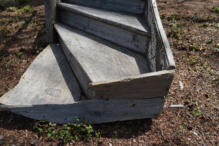 19th Century Chestnut French  Staircase For Sale 6