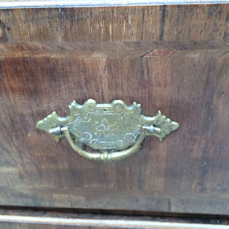 19th Century English Mahogany Inlaid Chest 1