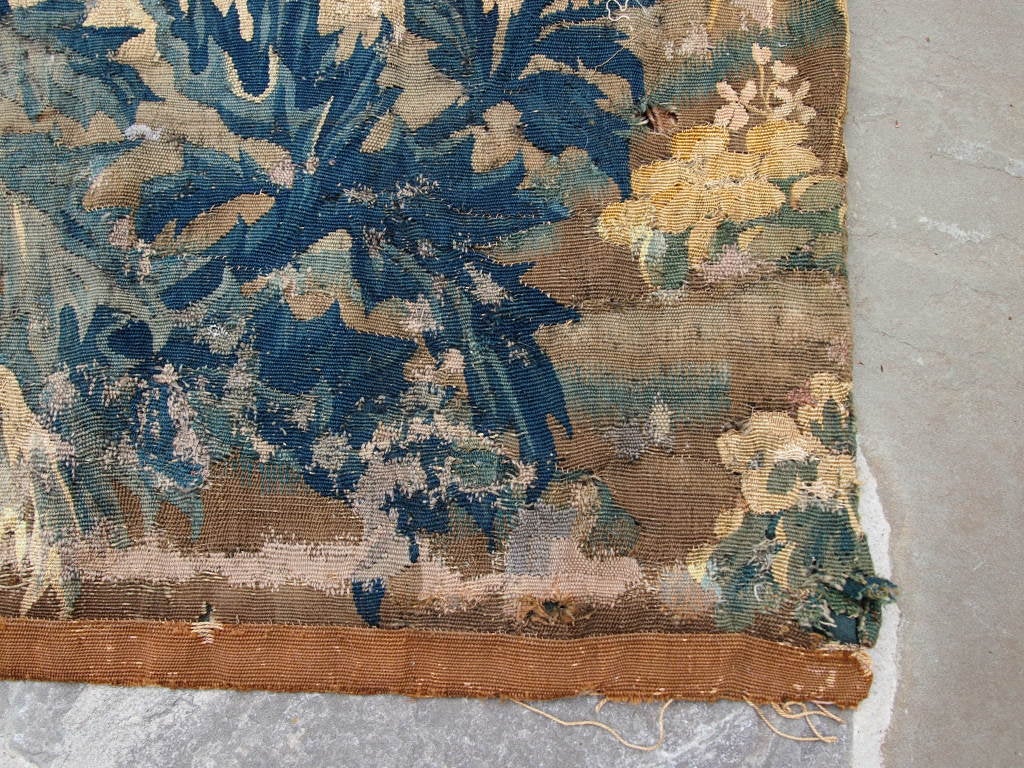 18th Century and Earlier 18th century Flemish Verdure Tapestry