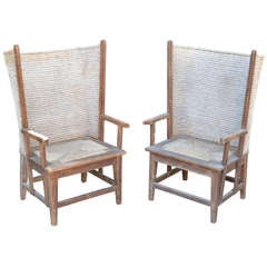 Pair of Scottish Orkney Chairs c. 1890