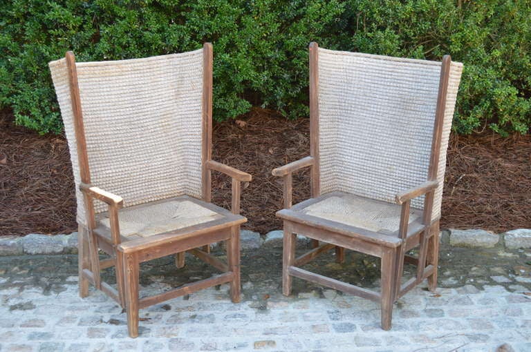 Pair of Scottish Orkney Chairs c. 1890