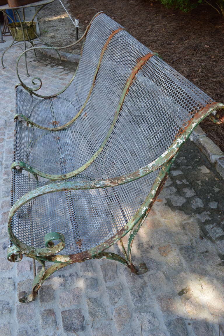 Iron 19th C French Jardin Bench