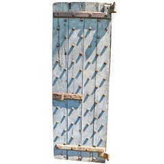 18th C French Door with Original Nailhead Hardware