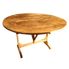 Antique 19th c. French Wine Tasting Table