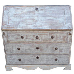 19th Century Gustavian Drop Front Secretaire 3