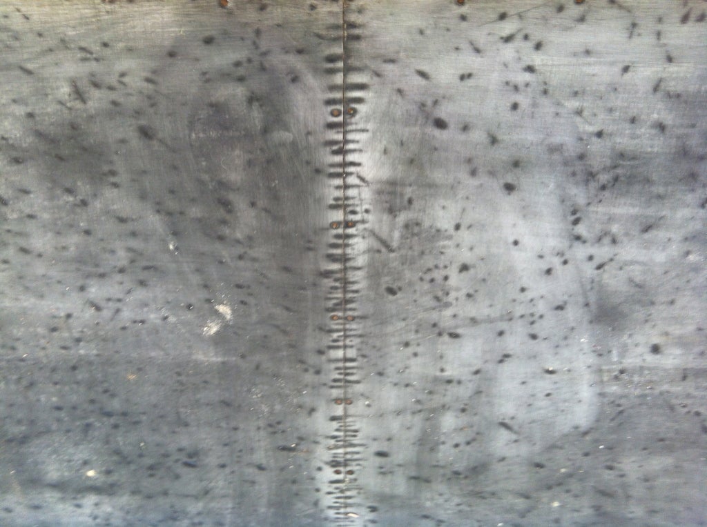 20th Century 1900 French Zinc Bistro Table