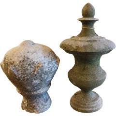 19th century stone finials