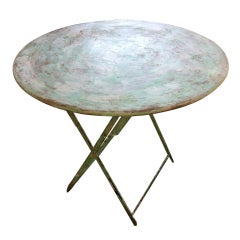 1930's French Folding Garden Table