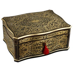 French 19th century glt wood casket signed AUDIGE 
