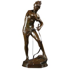 Bronze sculpture depicting Sarpedon by Henri Peinte