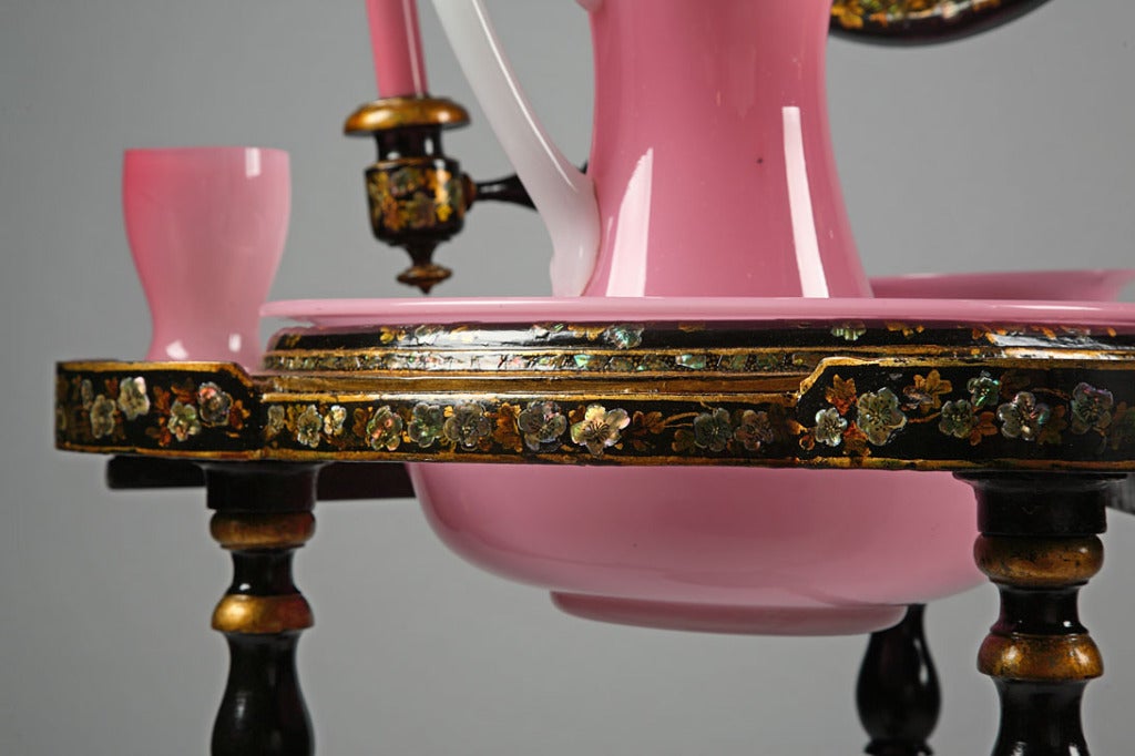 Napoleon III lacquered dressing table For Sale 1