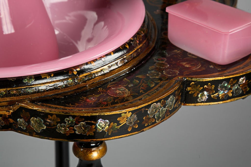 Napoleon III lacquered dressing table For Sale 2