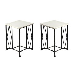 Franz Messner Attributed Pair Of Side Tables