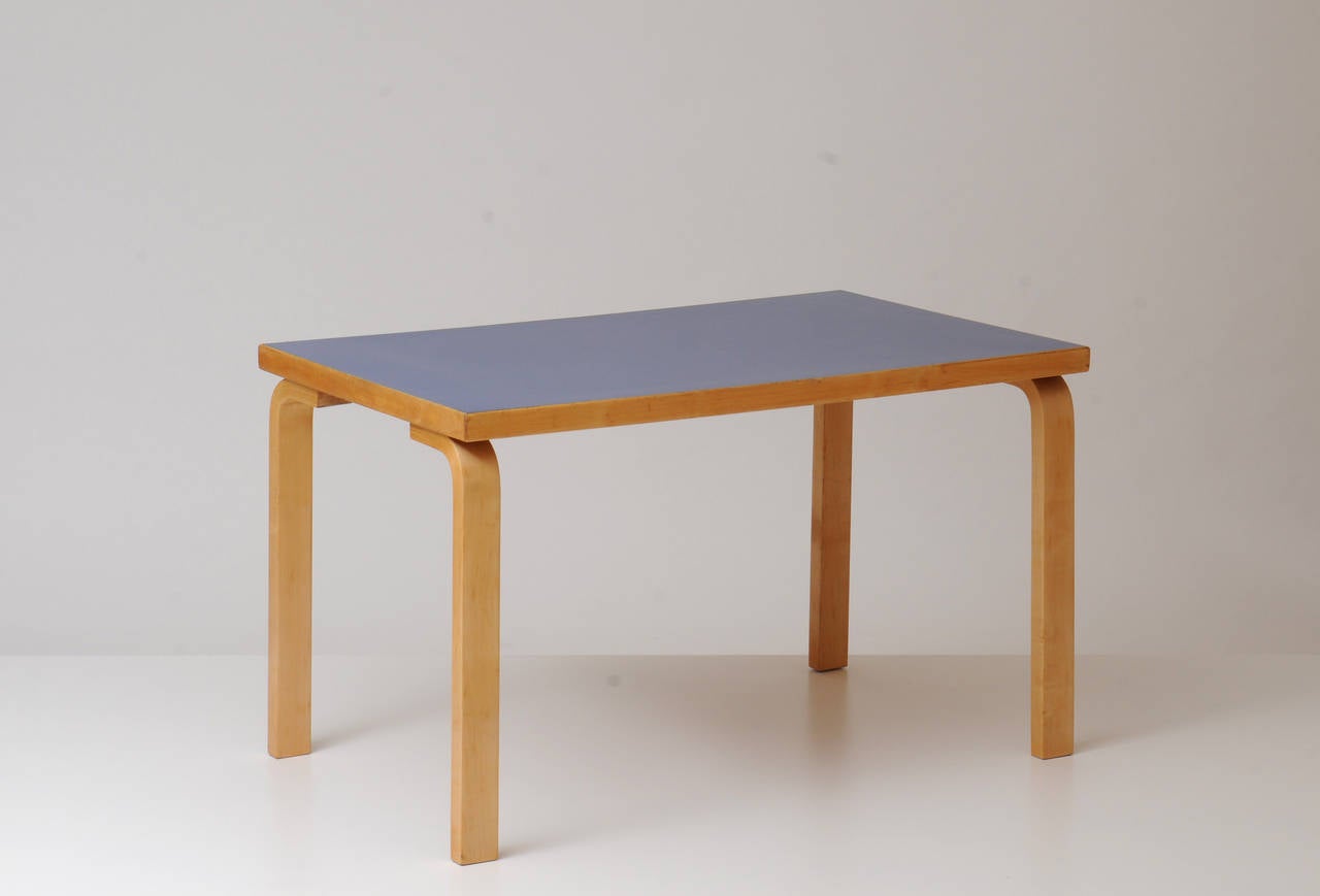 Finnish Small Table or Desk by Alvar Aalto