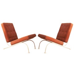 Pair Of Very Low Armchairs