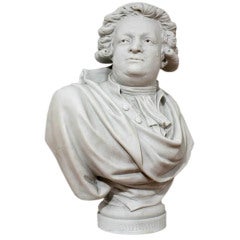 Sévres biscuit porcelain bust of Mirabeau