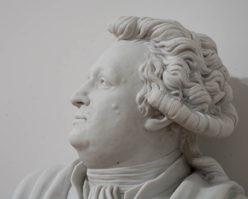 Sévres biscuit porcelain bust of Mirabeau