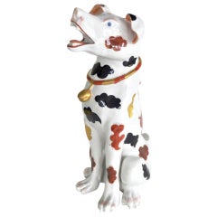 Late 19th Century Samson Arita Style Porcelain Dog