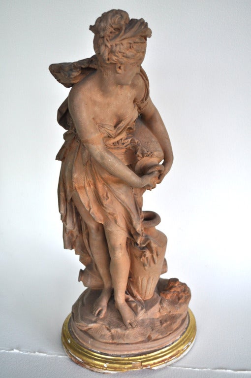 Terracotta Sculpture by Albert-Ernest Carrier-Belleuse