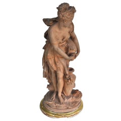 Terracotta Sculpture by Albert-Ernest Carrier-Belleuse
