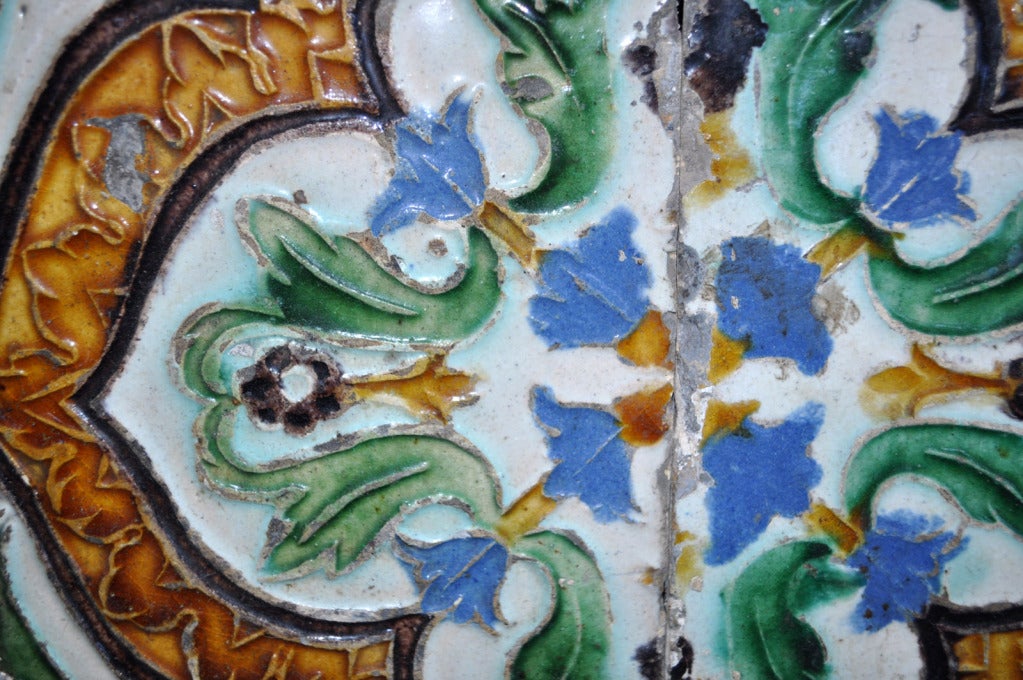 Spanish 16th Century Cuenca Tiles For Sale