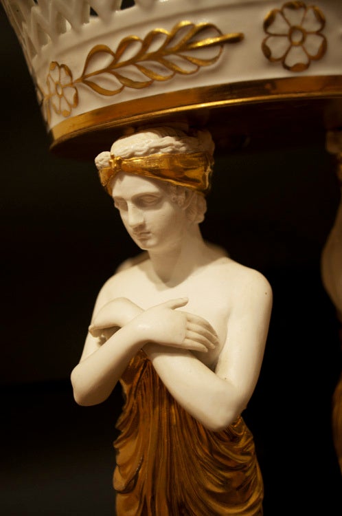 Signed Sèvres Centerpiece