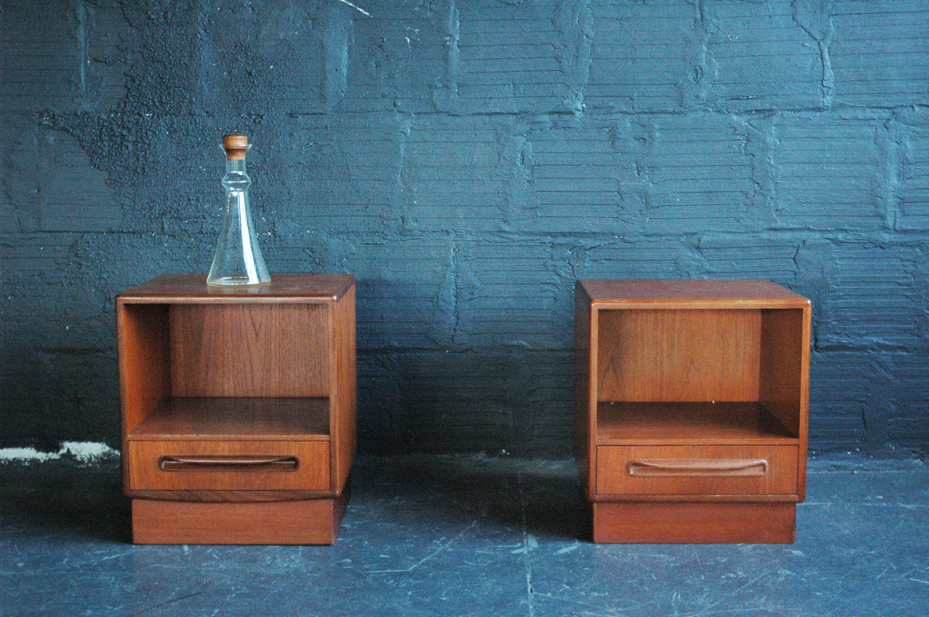 Ib Kofod Larsen for G-Plan Teak Bedside Tables For Sale