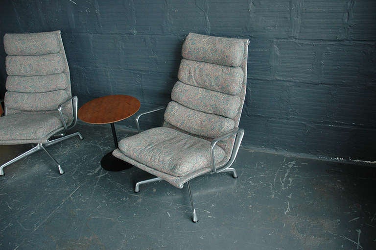 American Charles and Ray Eames for Herman Miller Soft Pad High-back Lounge Chair (PAIR) For Sale