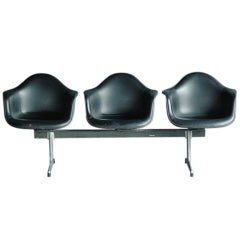 Charles and Ray Eames for Herman Miller Fiberglass Tandem Seating