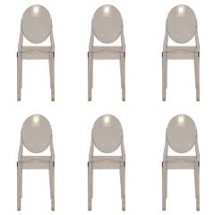 Used Philippe Starck for Kartell Victoria Ghost Chair (SET OF SIX)