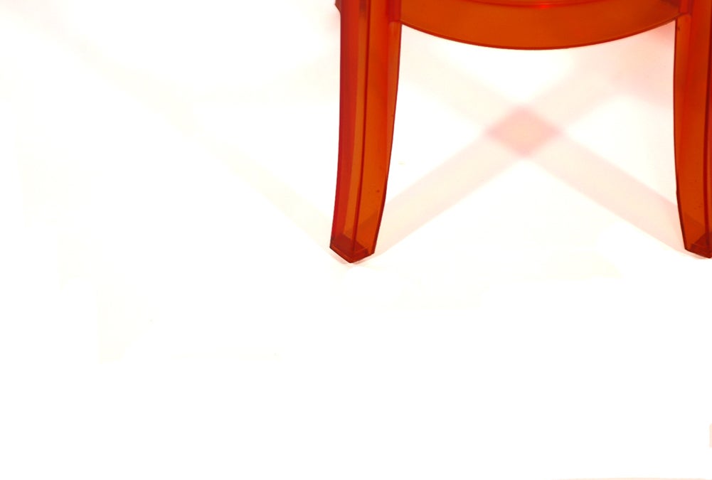 Philippe Starck for Kartell Charles Ghost Barstool In Excellent Condition In Portland, OR
