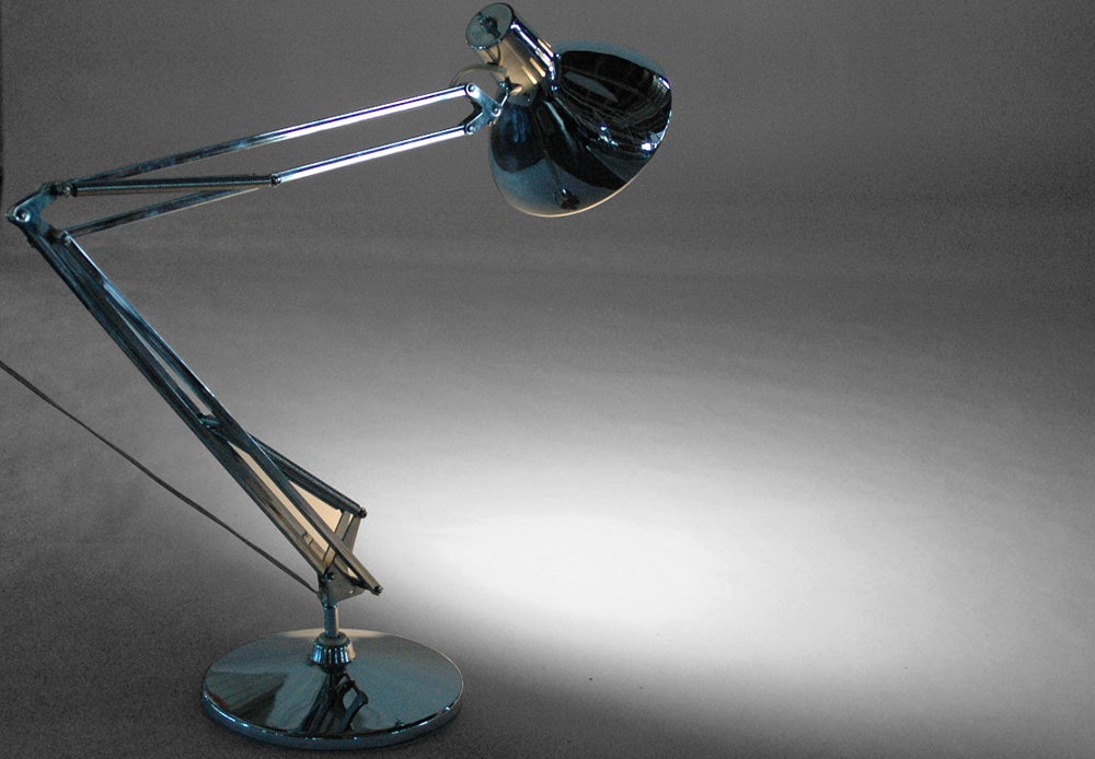 Norwegian Jac Jacobsen for Luxo L-1 Chrome Task Lamp