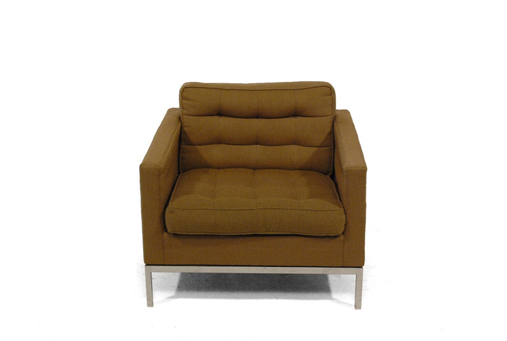 Florence Knoll Wool Lounge Chair
