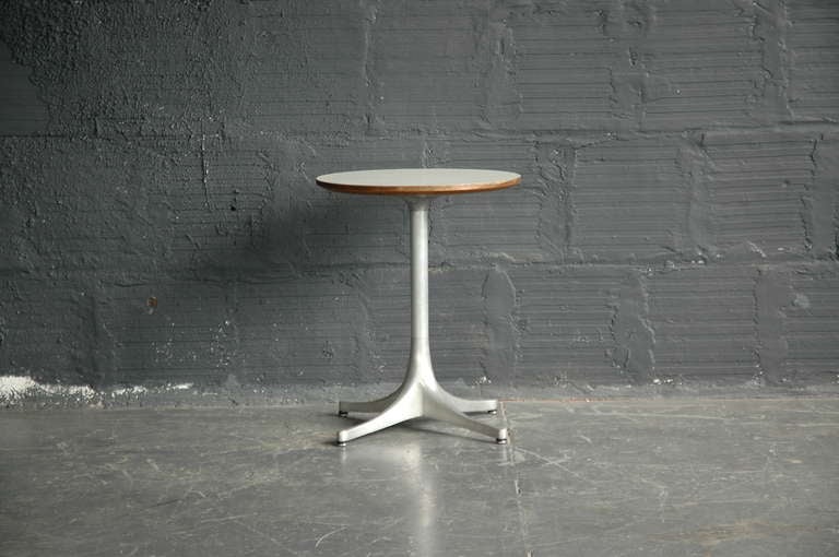George Nelson for Herman Miller Laminate Pedestal Side Table