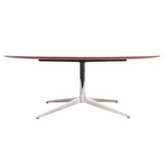 Florence Knoll Cherry Oval Conference/Dining Table