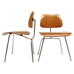 Charles and Ray Eames Herman Miller Plywood Chair (SET OF FOUR)