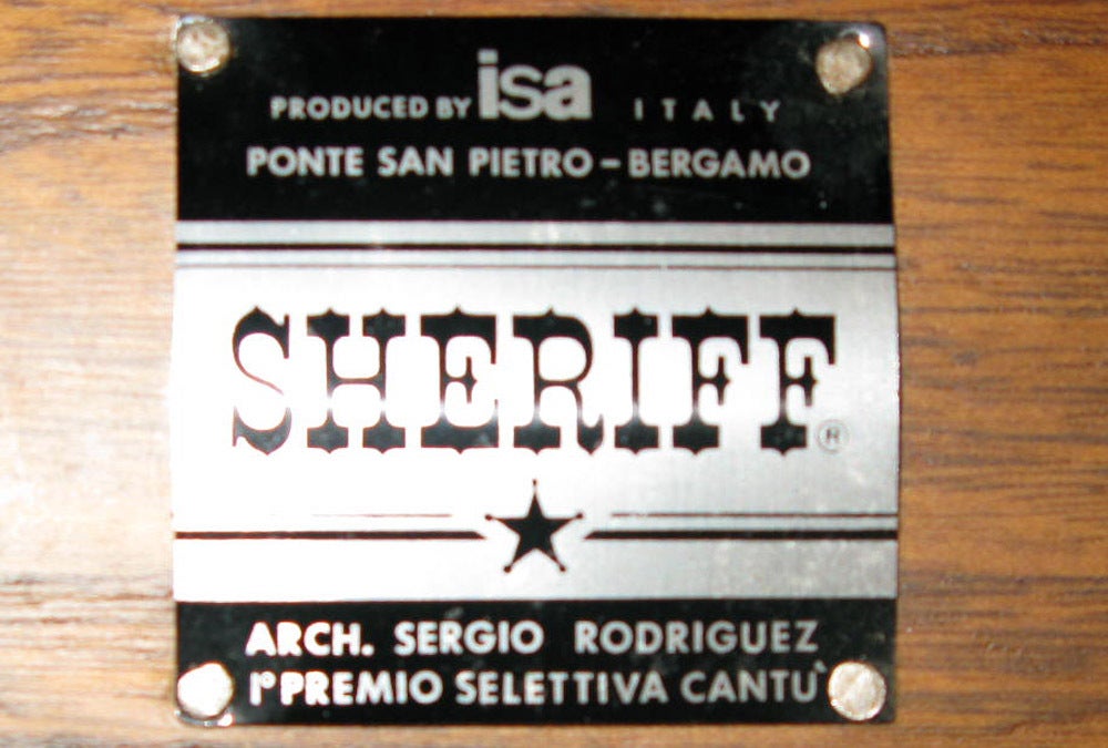 Sergio Rodrigues for Isa Mole Sheriff Sofa For Sale 1