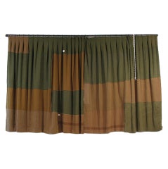 Vintage Military Surplus Blanket Curtain