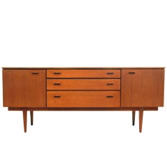 Nathan Teak Modern Credenza